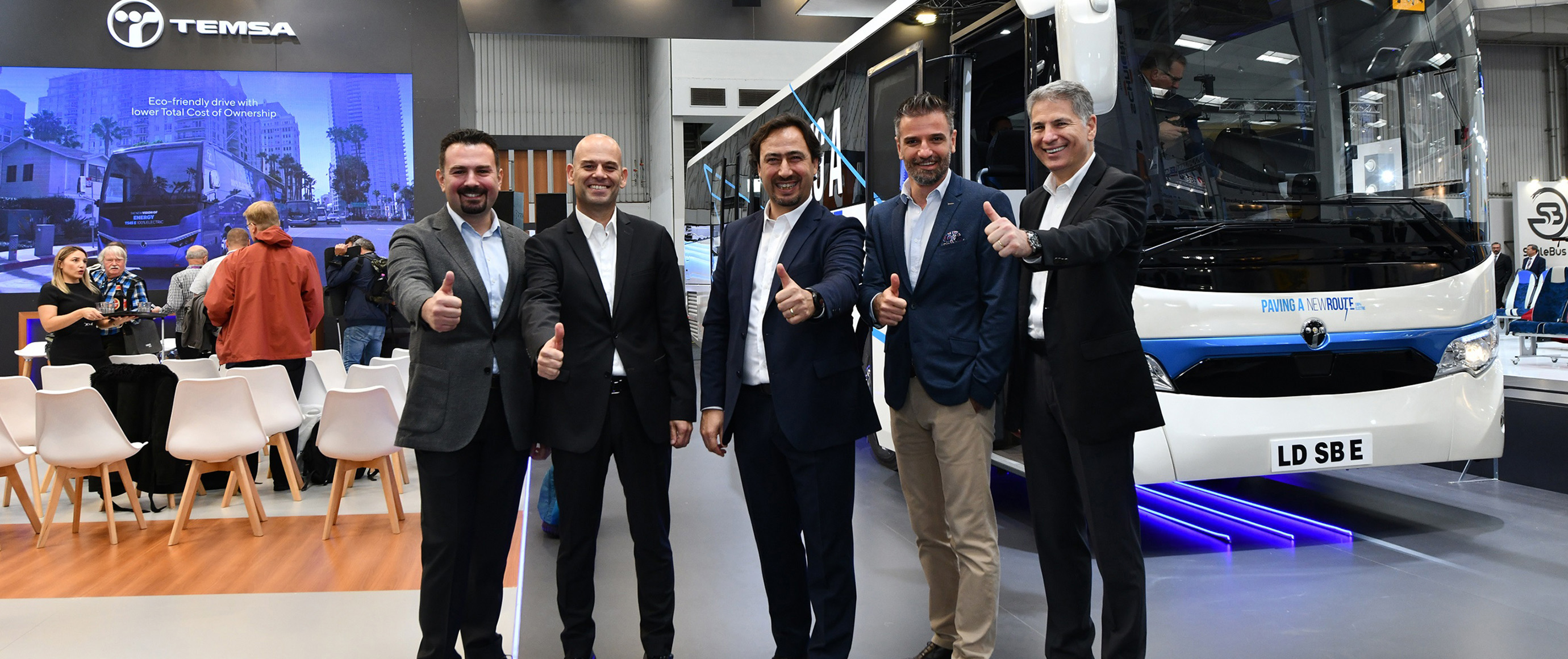 Temsa Unveils Europe’s First Electric Coach