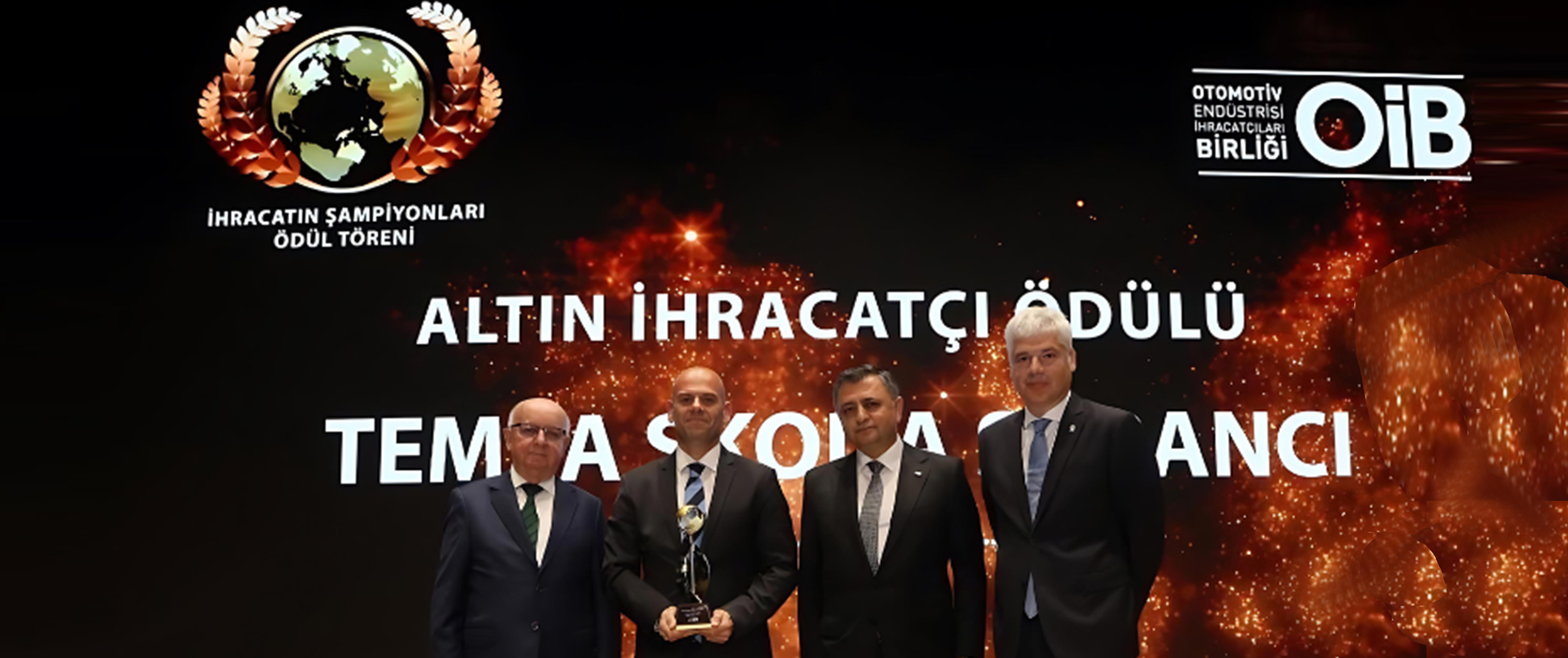 Otomotivin Şampiyonlarından TEMSA’ya ‘Altın İhracatçı’ Ödülü!