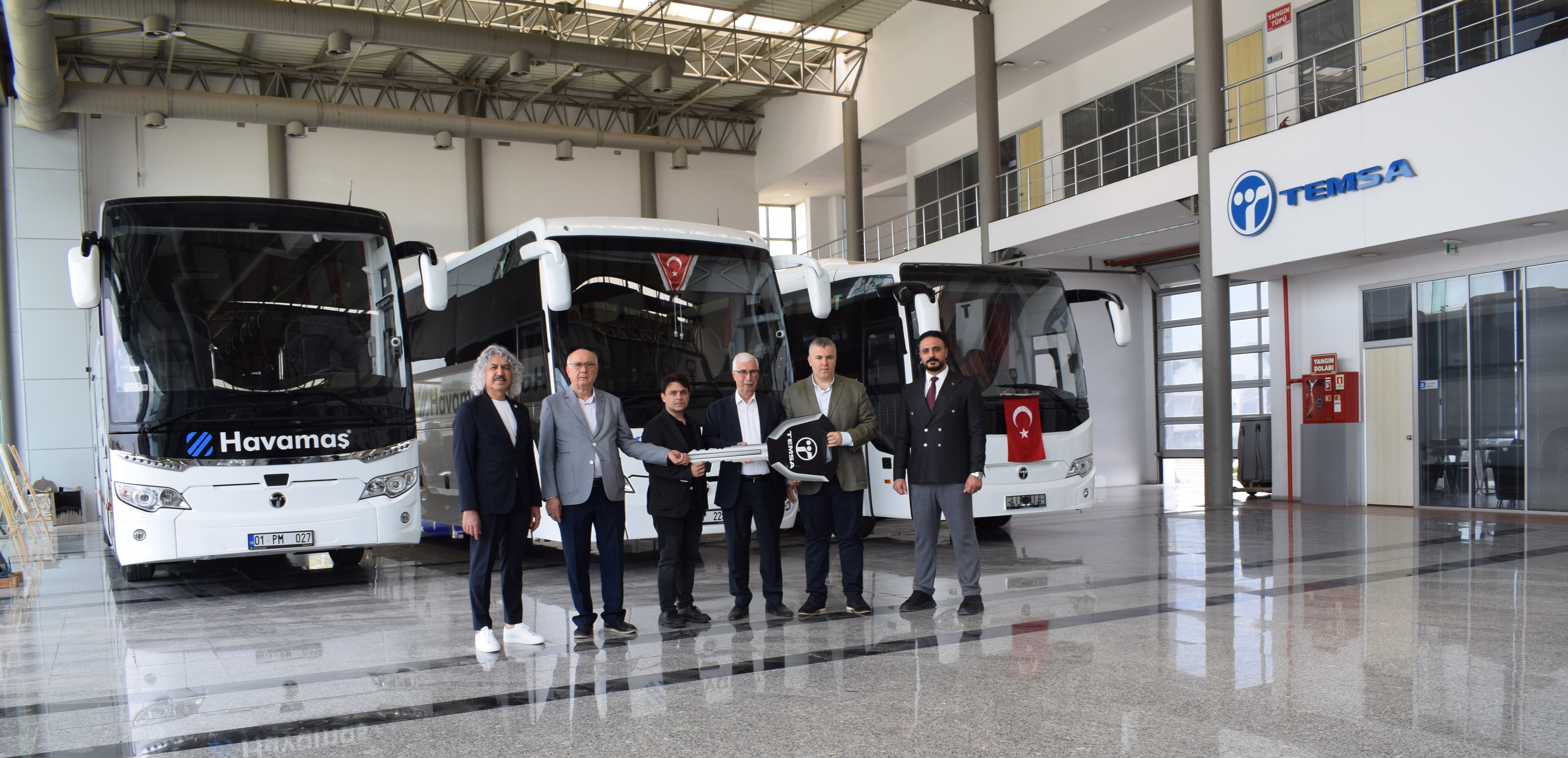 Çukurova’da havalimanı ulaşımı TEMSA ile güçleniyor TEMSA’dan Havamaş’a 8 yeni otobüs teslimatı