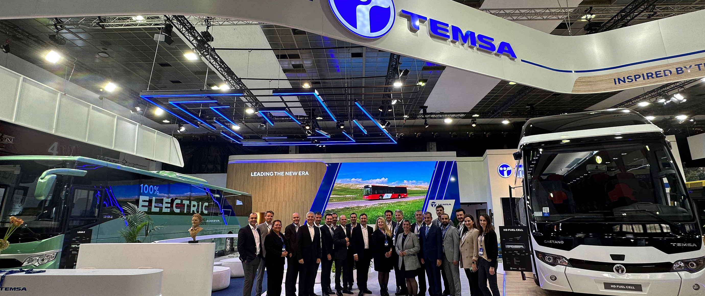 Temsa Pioneers Zero Emission Journey With 10 Different Electric And Hydrogen-powered Vehicles